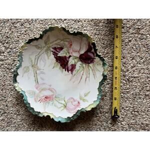Vintage R & C Monbijou Germany 8.5" Floral Decorative Plate